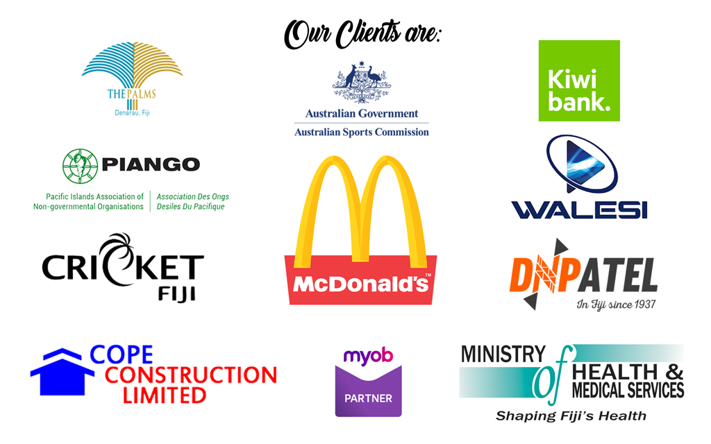 TAS client logo collage provided for the VMSforMYOB page